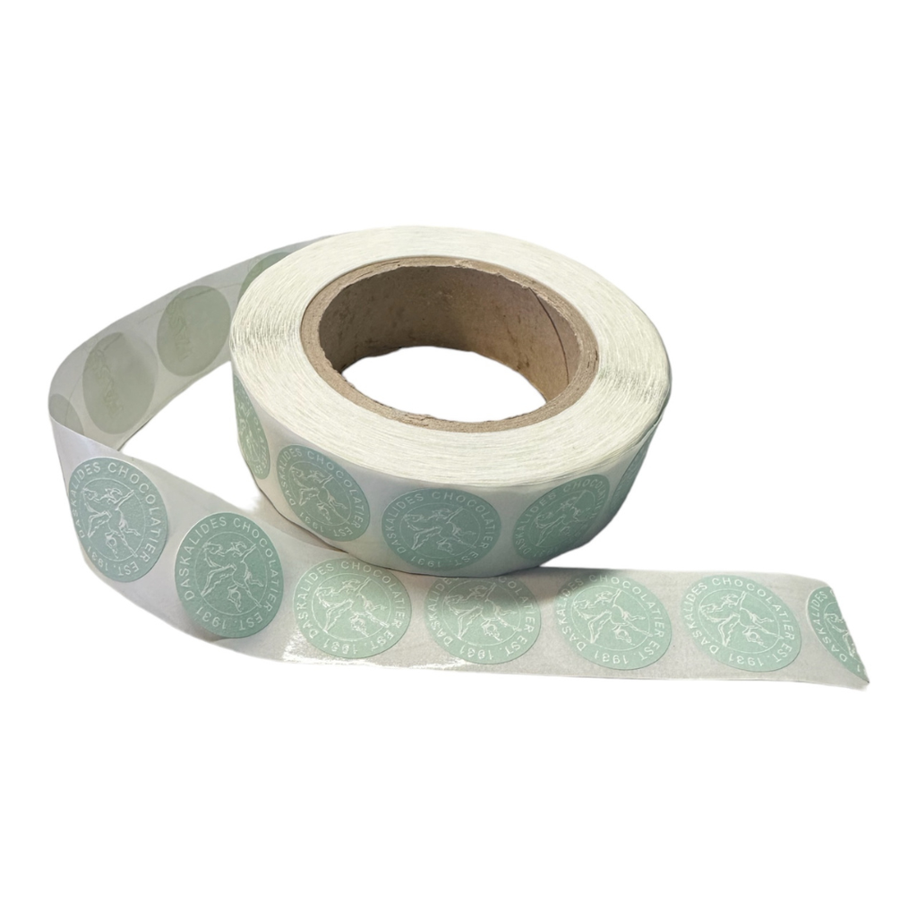 Autocollant Rond Daskalidès Pegase Vert x 1000pc