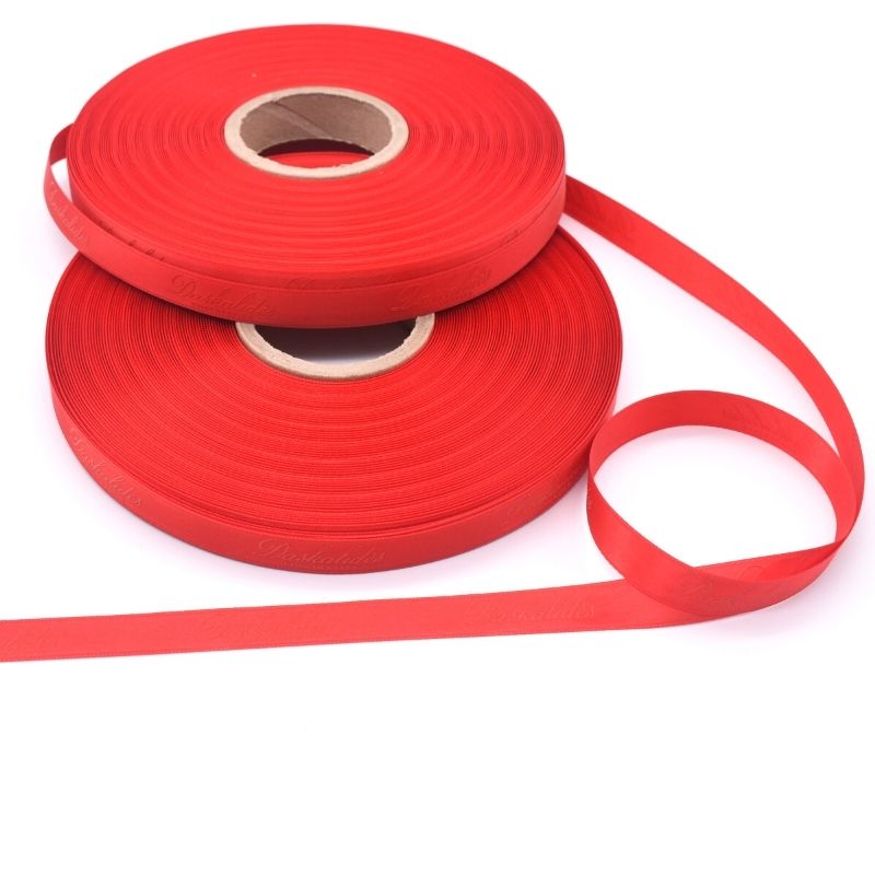 Ribbon Daskalidès Red - 15mm (100m)