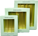 Boite fenetre vert Daskalidès moyen x12