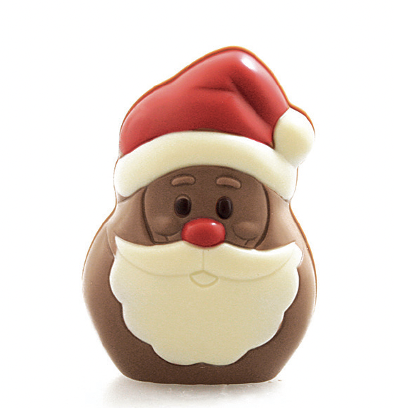 Santa "Henry" 9 cm lait coloré 45g x 18