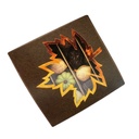Boite feuille marron x 12pc