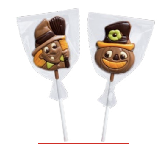 Lollipops chocolate Halloween (28pc)