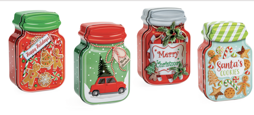 Metalen Doos - KERST (x12pc)