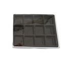 Transparent lid box 12 chocos (x12)
