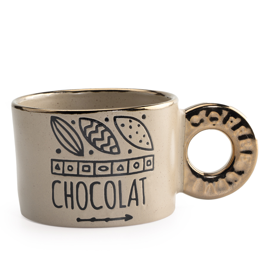 Beker Brons “chocolade” x 6 stuks