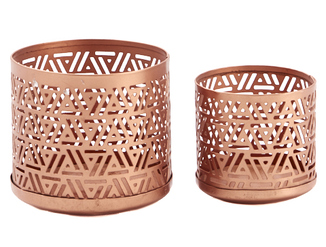 Set 2 photophore or rose petits (x2pc)