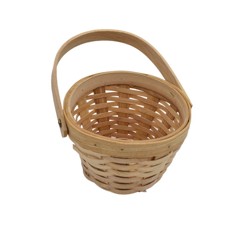 Round bamboo basket  (x6pc)