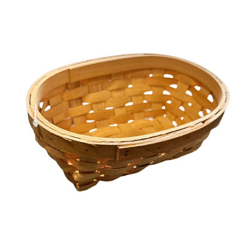 Oval bamboo basket (x6pc)