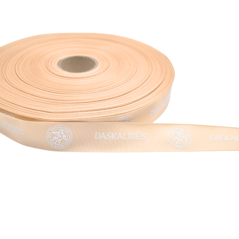 NEW Ribbon Daskalidès Peach - 25mm (100m)