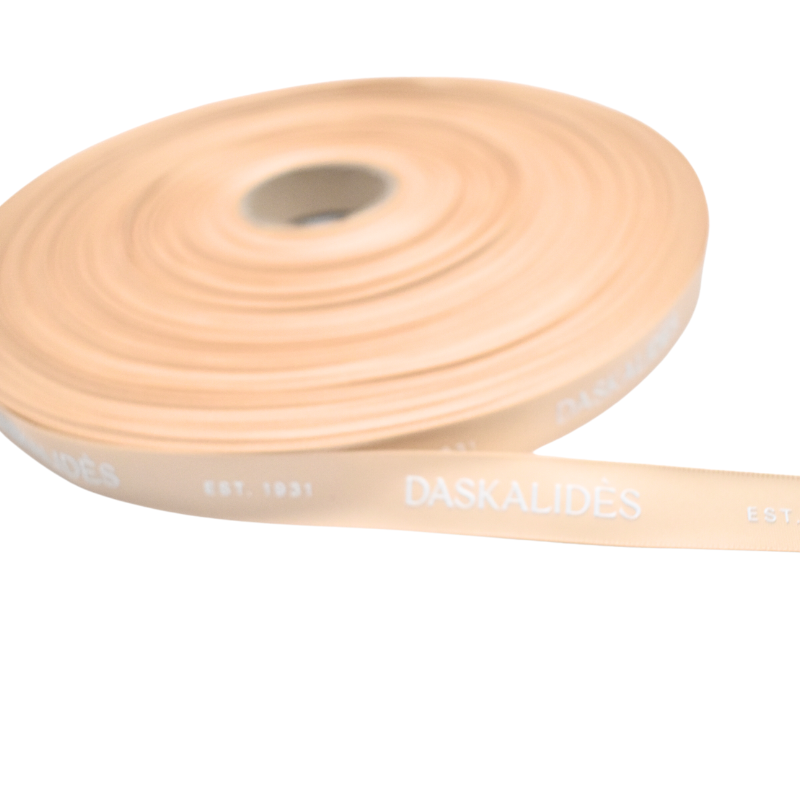 NEW Ribbon Daskalidès Peach - 15mm (100m)