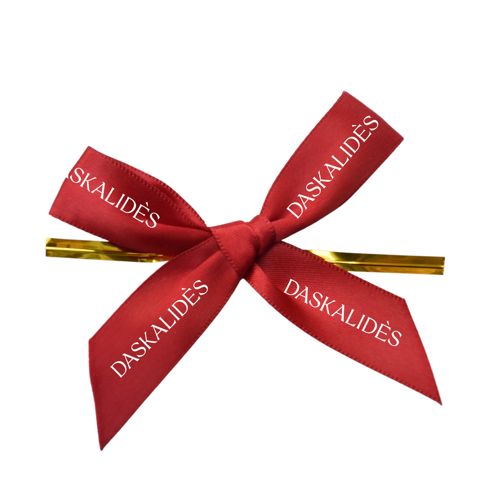 NEW Ribbon Bow Daskalidès Red Clip (x100pc)