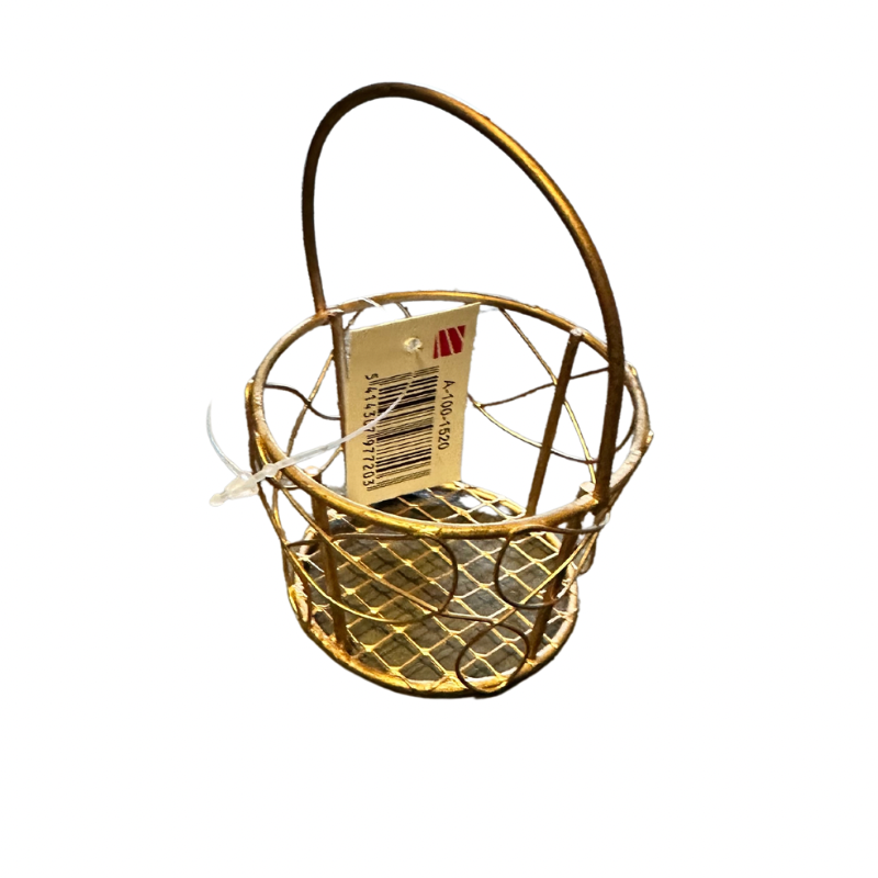 panier mini metal or x 12