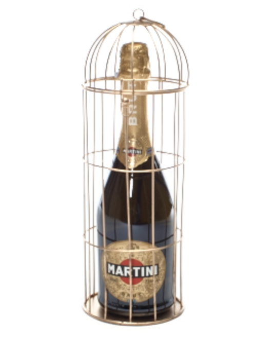 Cage metal grand or x 4