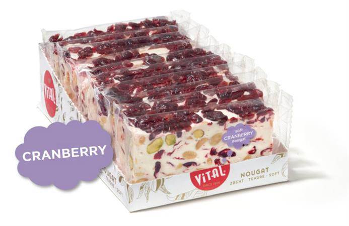 Nougat - Cranberry 10x100gr