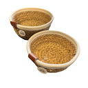 Panier rond jonc grand x6