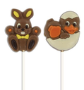 Lollipops Chocolate MIX RABBIT DUCK MILK(x28pc)