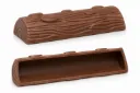 Milk wooden log to fill, 10pc x 200g