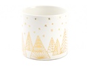 Medium christmas tree gold pot (x4pc)
