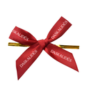 NEW Ribbon Bow Daskalidès Red Clip (x100pc)